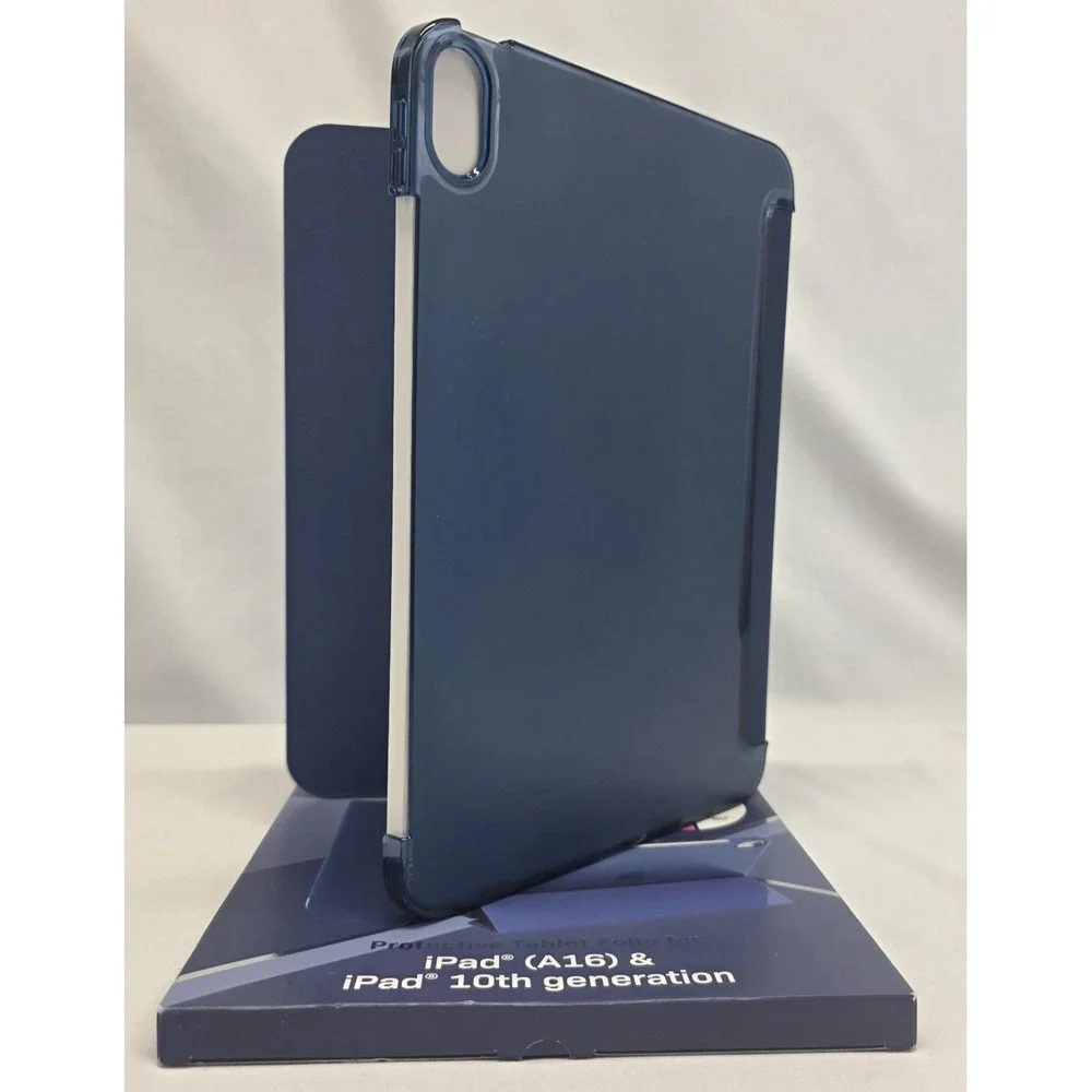 Body Glove iPad 10th Gen A16 Case Folio Clear Back Auto Sleep Wake Pencil NEW